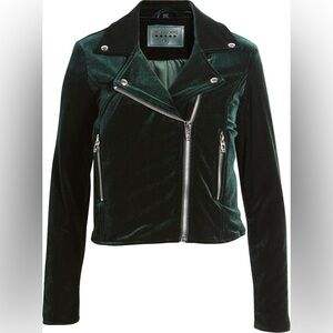 NWOT BLANKNYC Velvet Moto Jacket